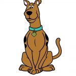 how to draw scooby-doo image