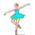 how to draw ballerina image