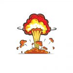how to draw an explosion image
