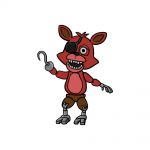 how to draw foxy image