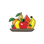 how to draw fruits image