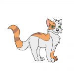 how to draw warrior cat image