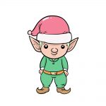 how to draw an elf image