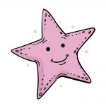 how to draw a starfish image