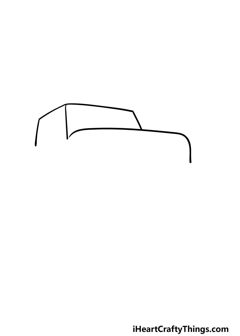 drawing a jeep step 1