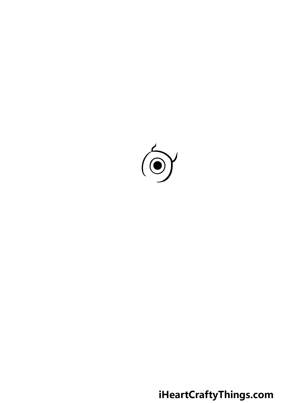 squid drawing step 1