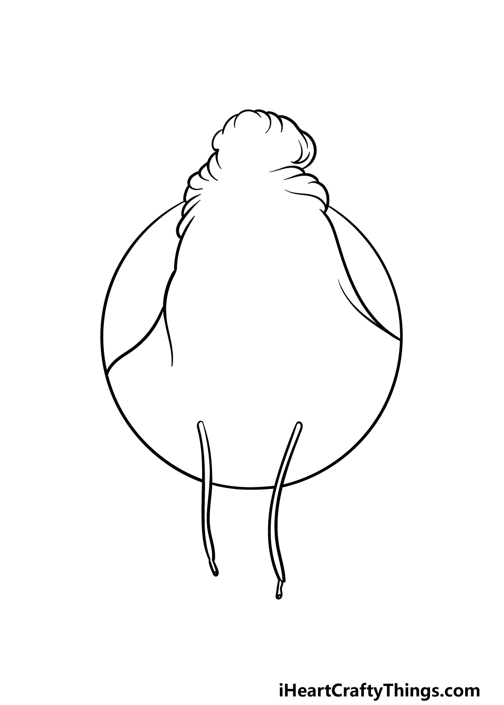 drawing Billie Eilish step 1