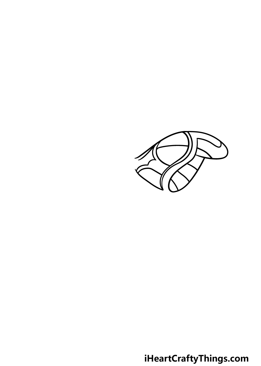 drawing a moth step 1