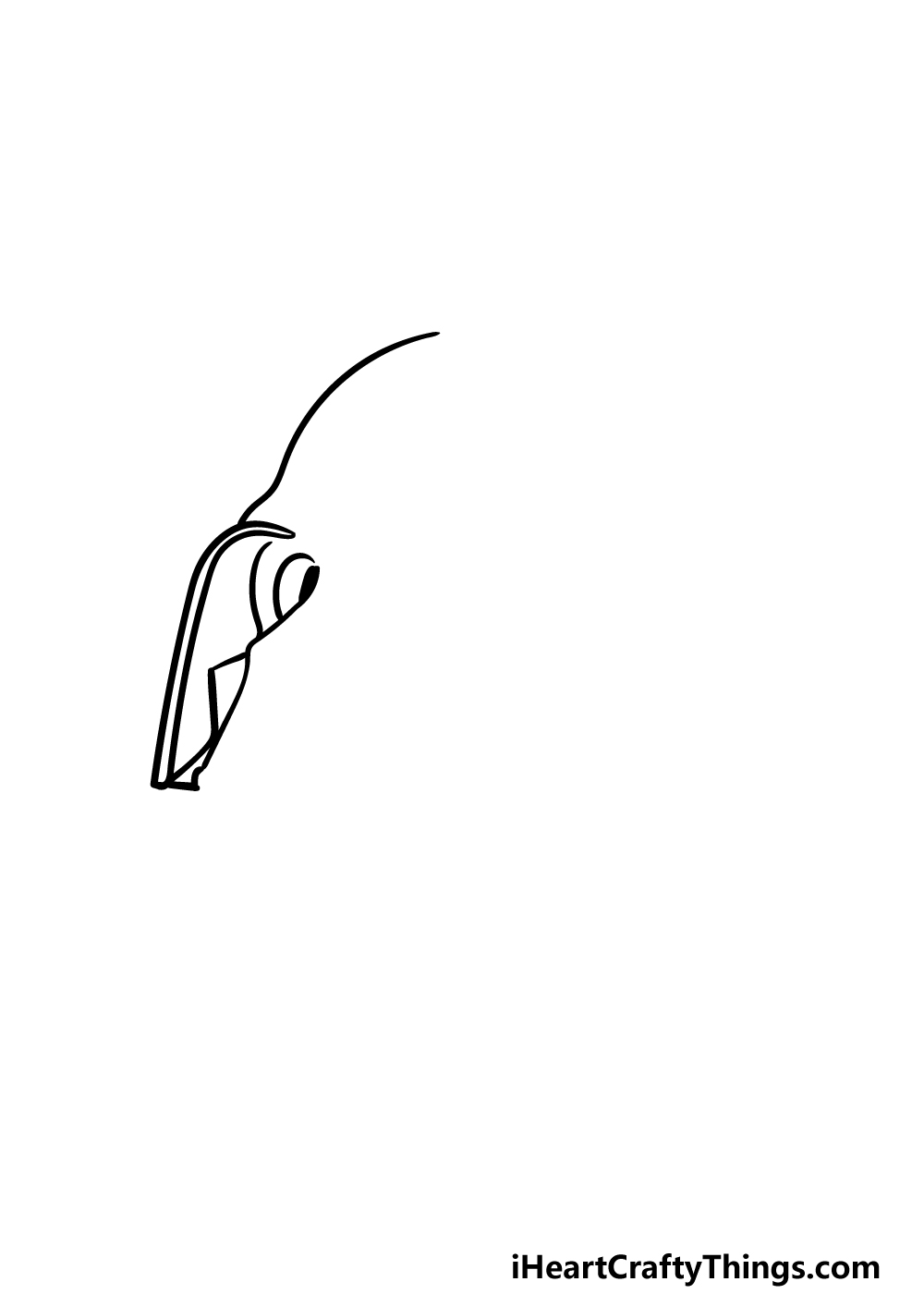 drawing Darth Vader step 1