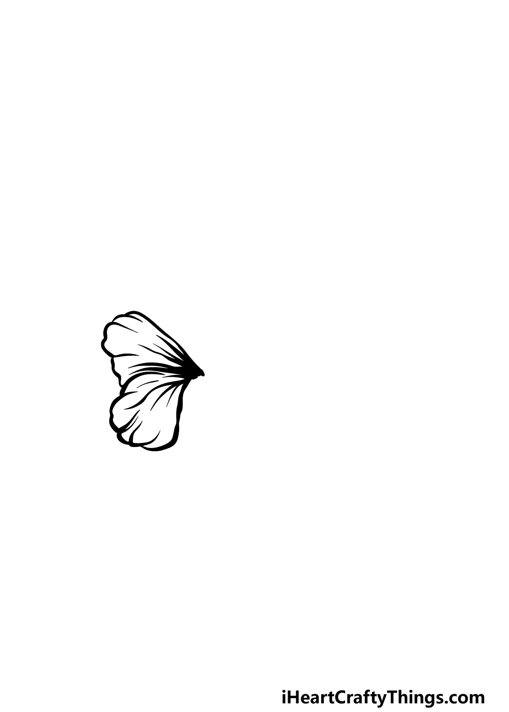 drawing hibiscus step 1