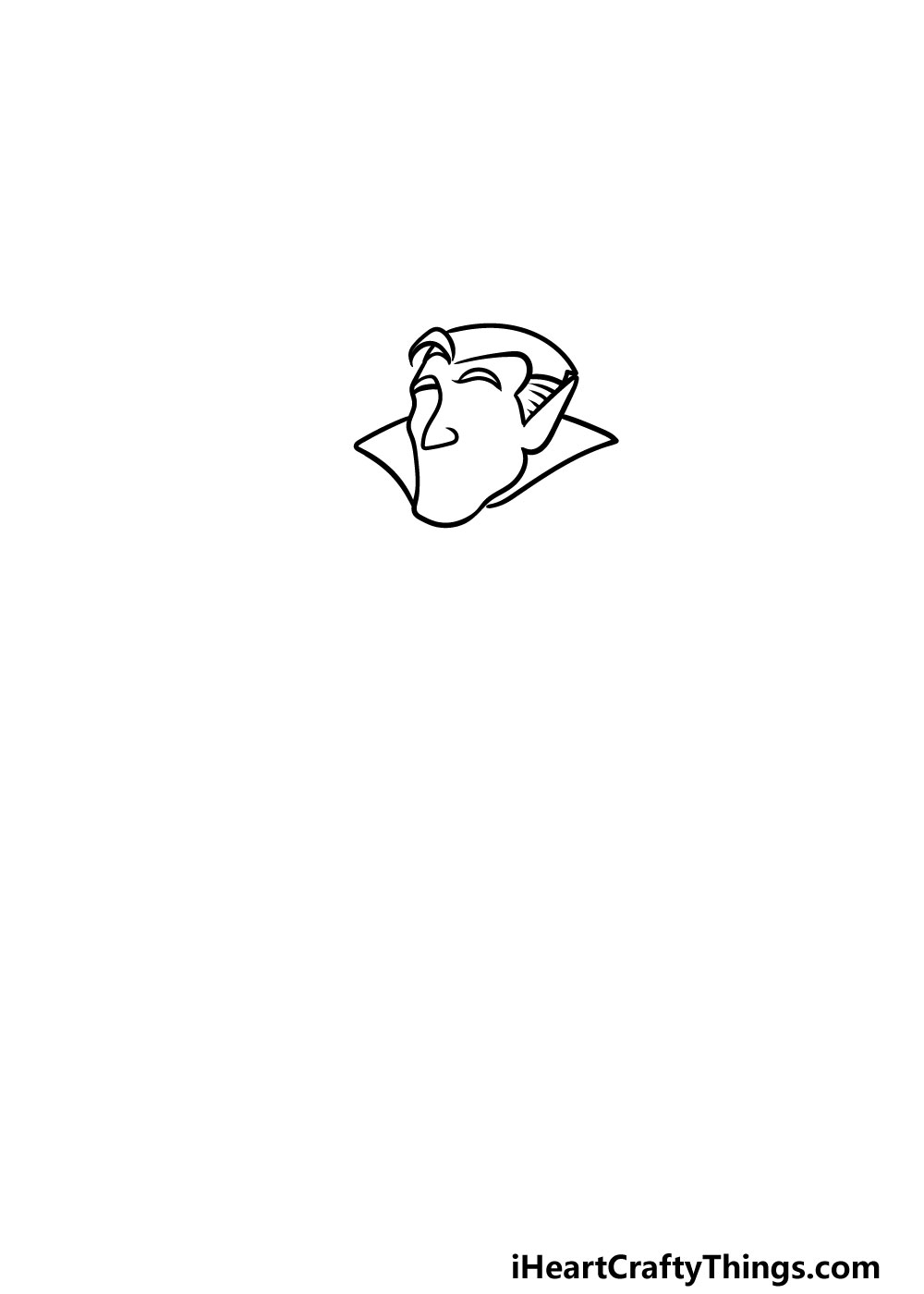 drawing a vampire step 1