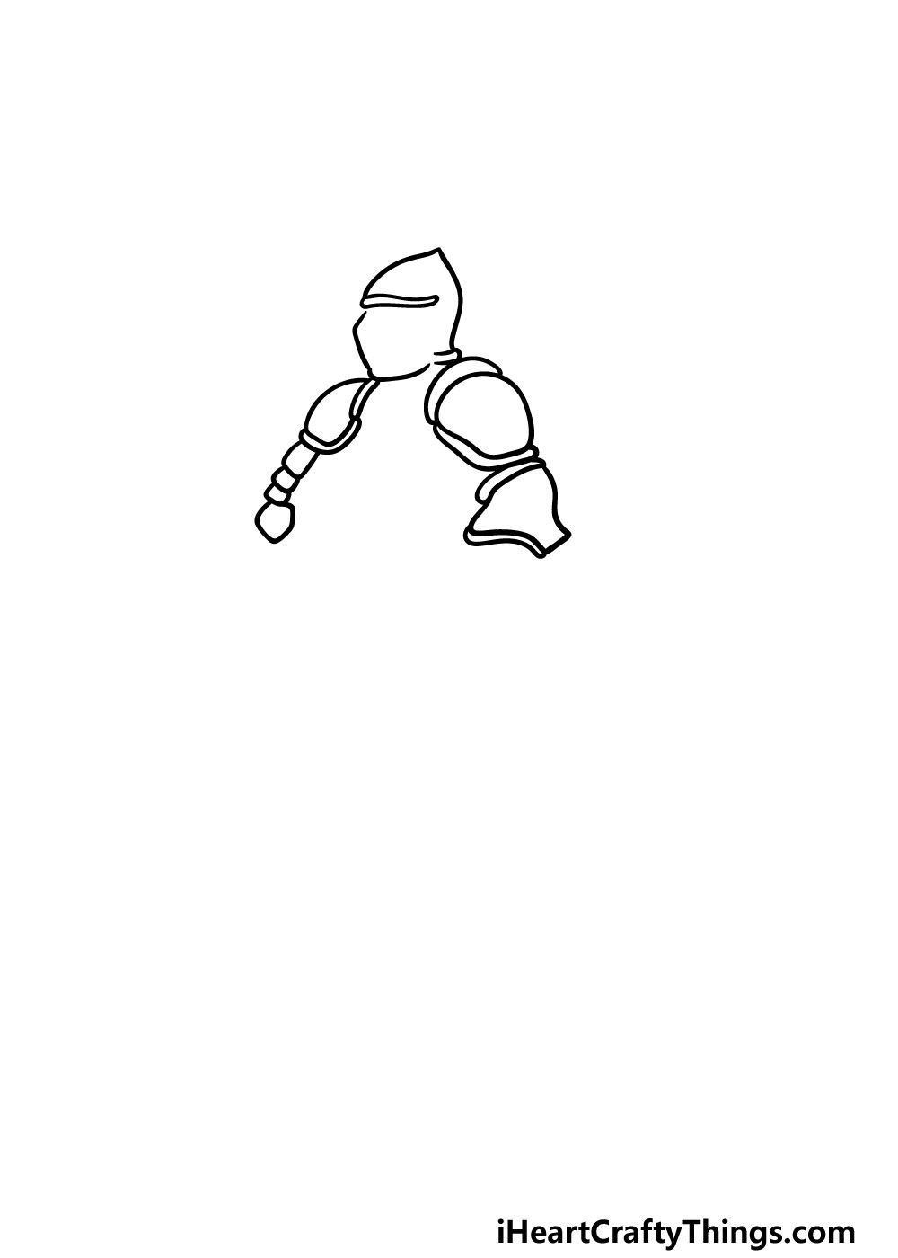 drawing armor step 1