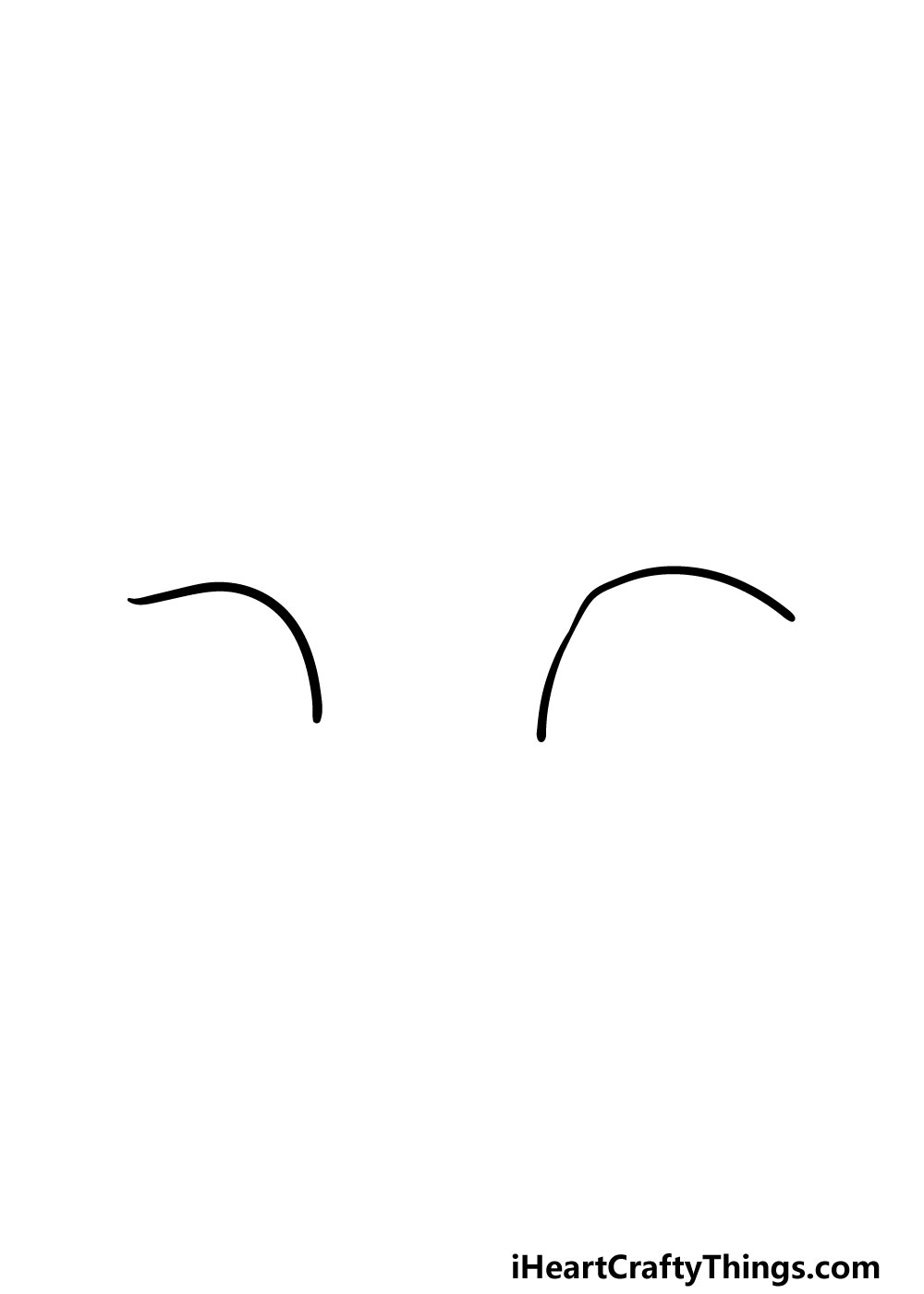 drawing cat's eyes step 1
