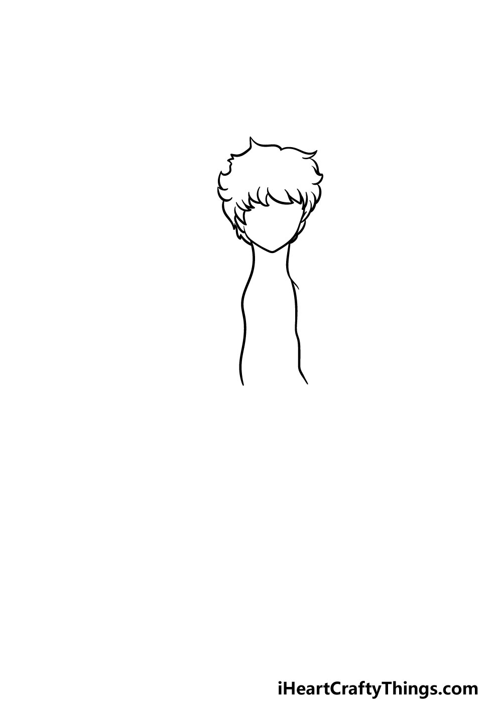 drawing clothing folds step 1