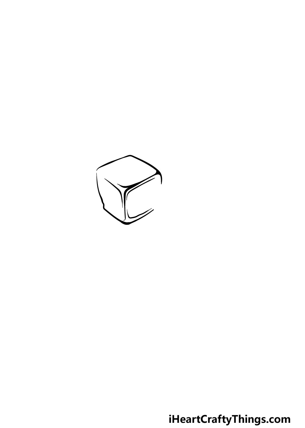drawing ice step 1