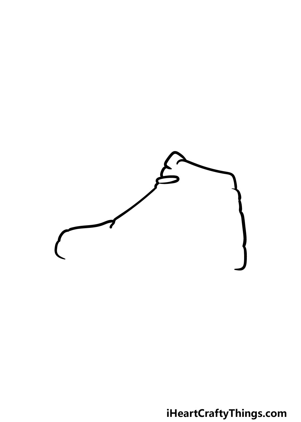 drawing air jordan shoes step 1