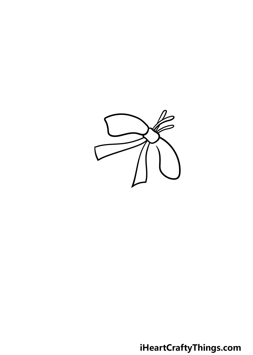 drawing a mistletoe step 1