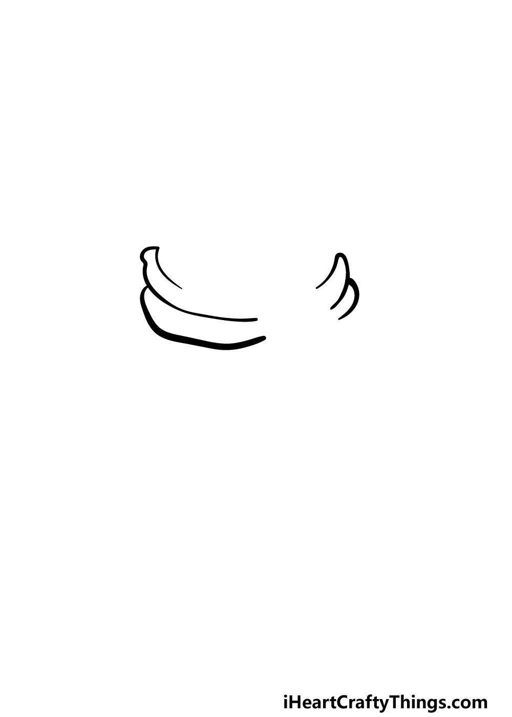 drawing a scarf step 1