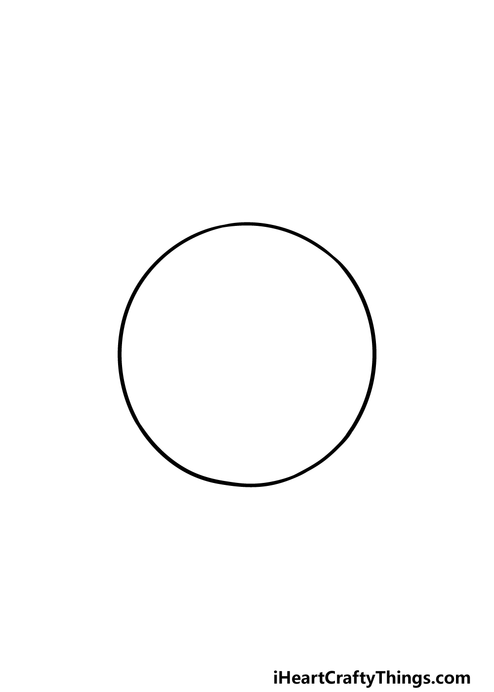 drawing a compass step 1
