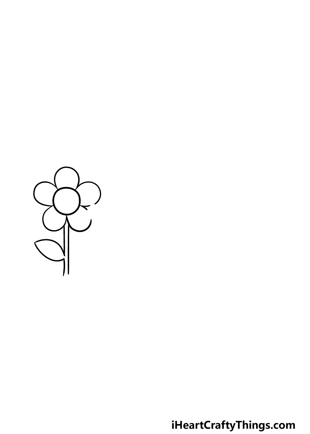 drawing a garden step 1