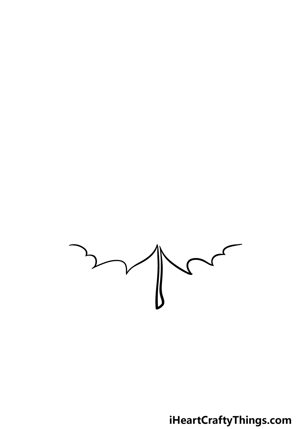 drawing a maple leaf step 1