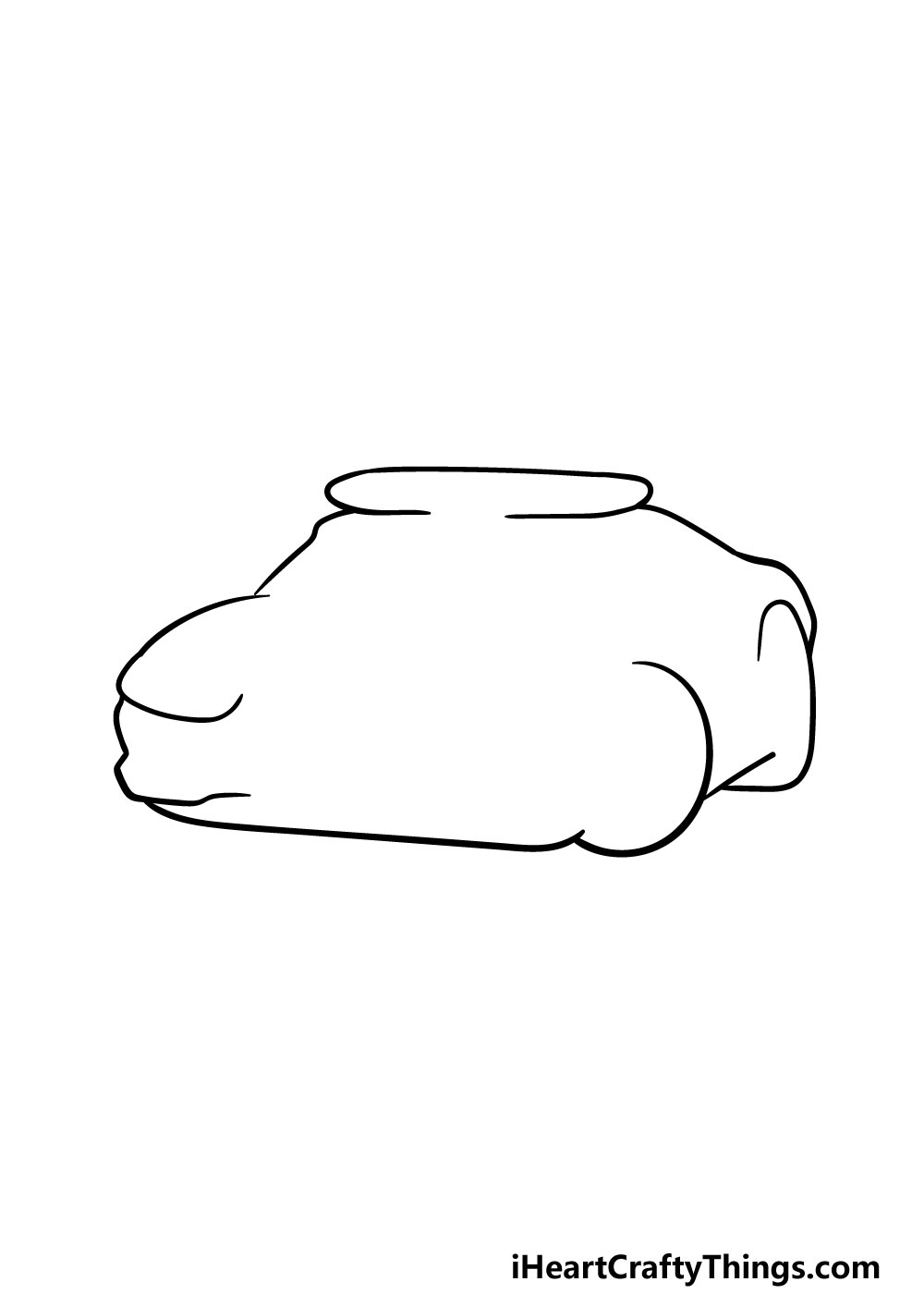 drawing a police car step 1