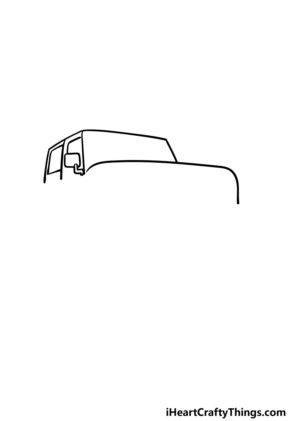 drawing a jeep step 2