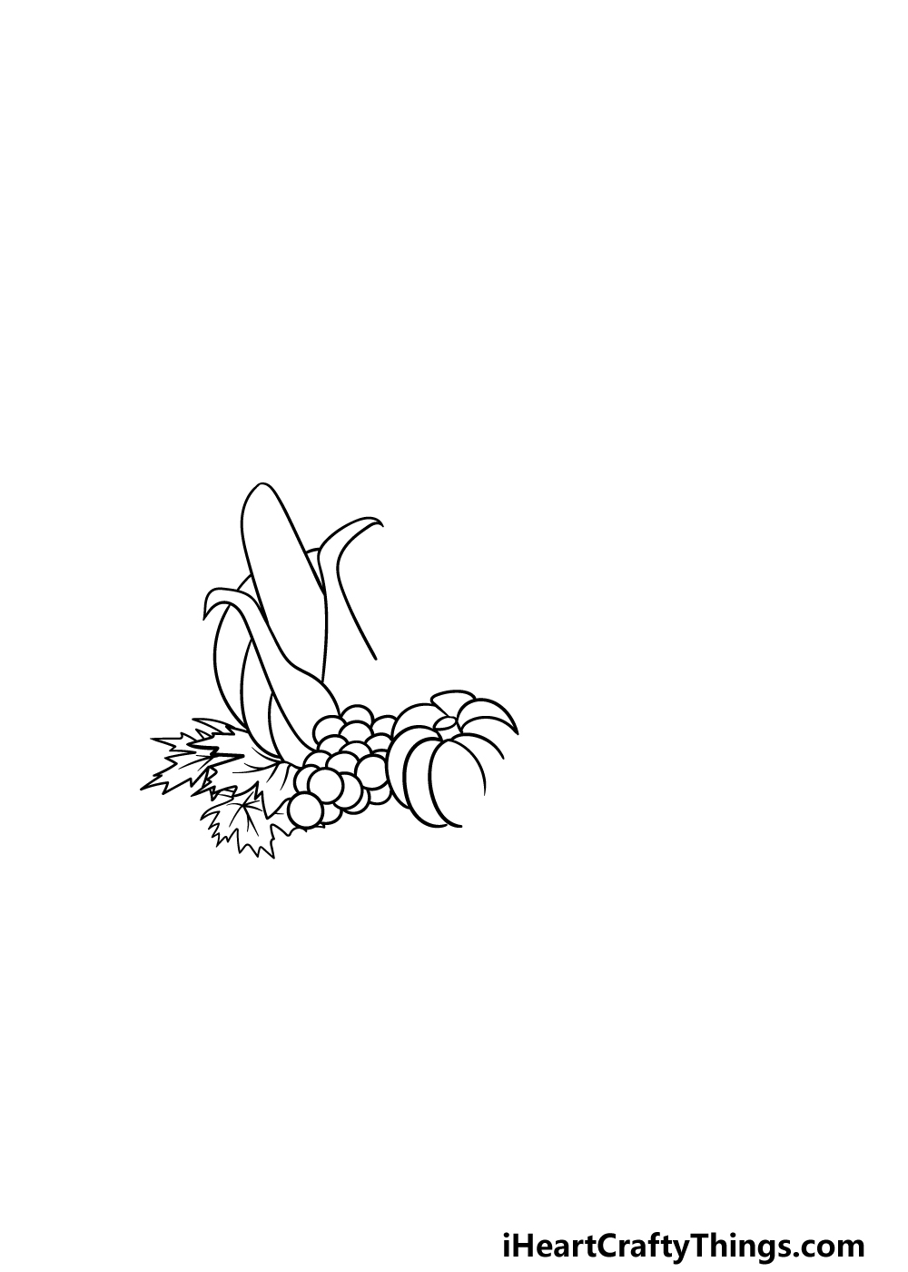 drawing Thanksgiving step 2