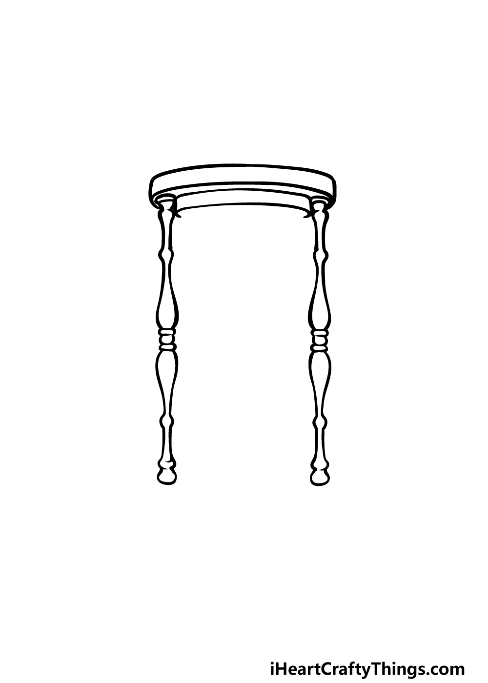 drawing an hourglass step 2
