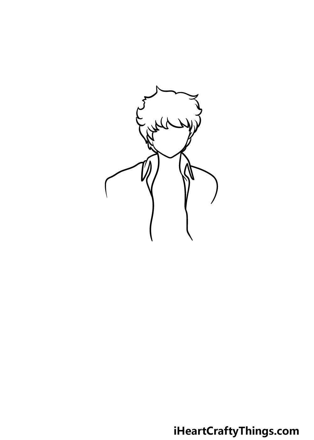 drawing clothing folds step 2