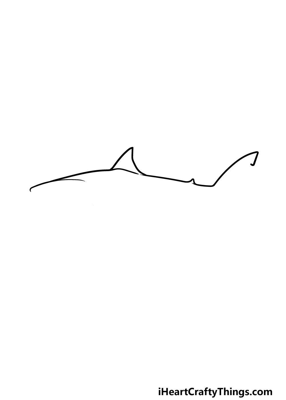 drawing a megalodon step 2