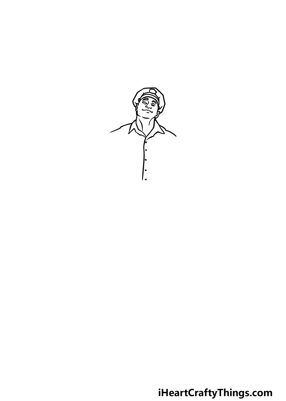 drawing a police officer step 2