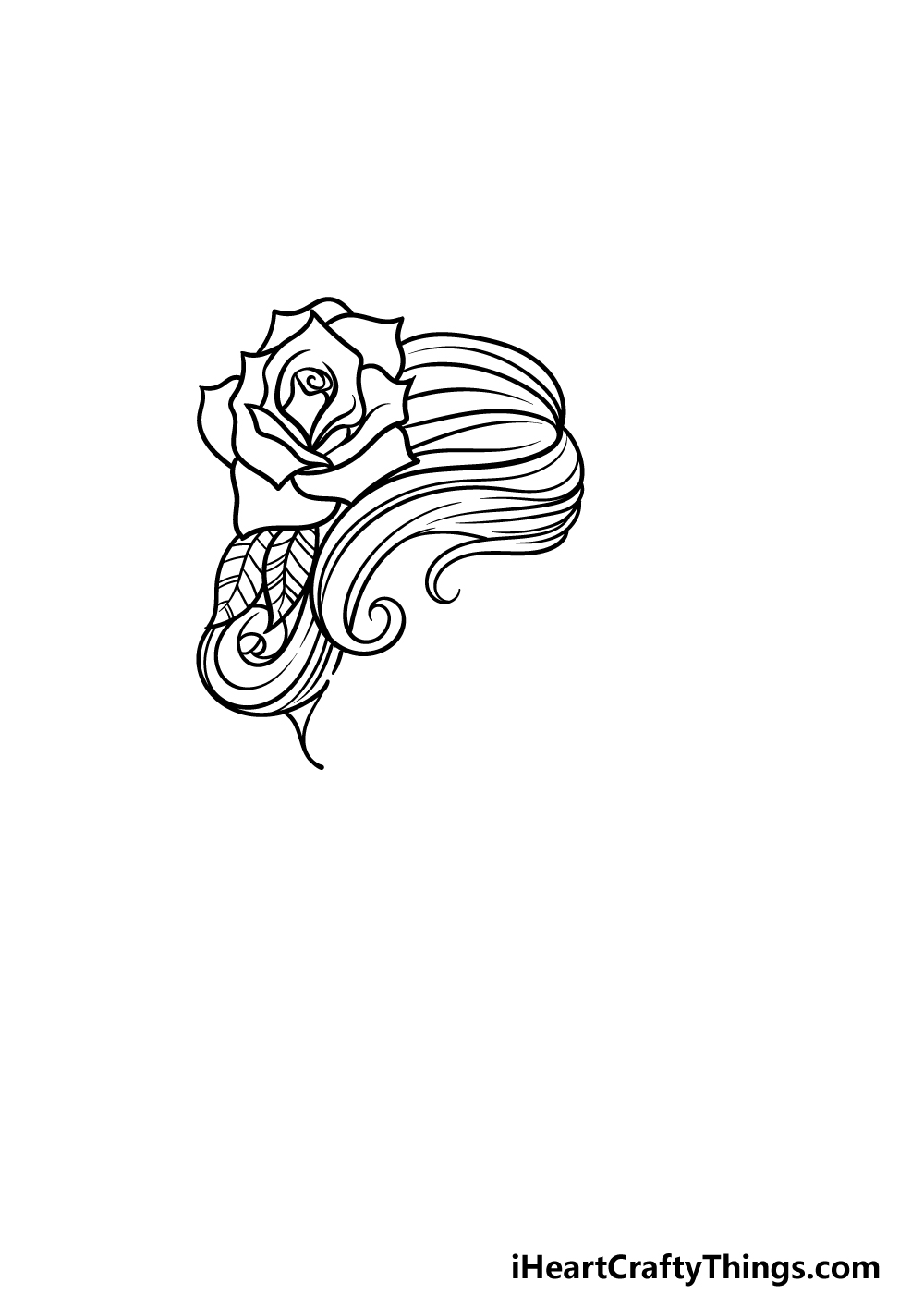 how to draw mother's day step 3