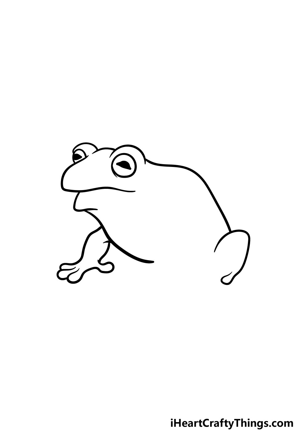 drawing a toad step 3