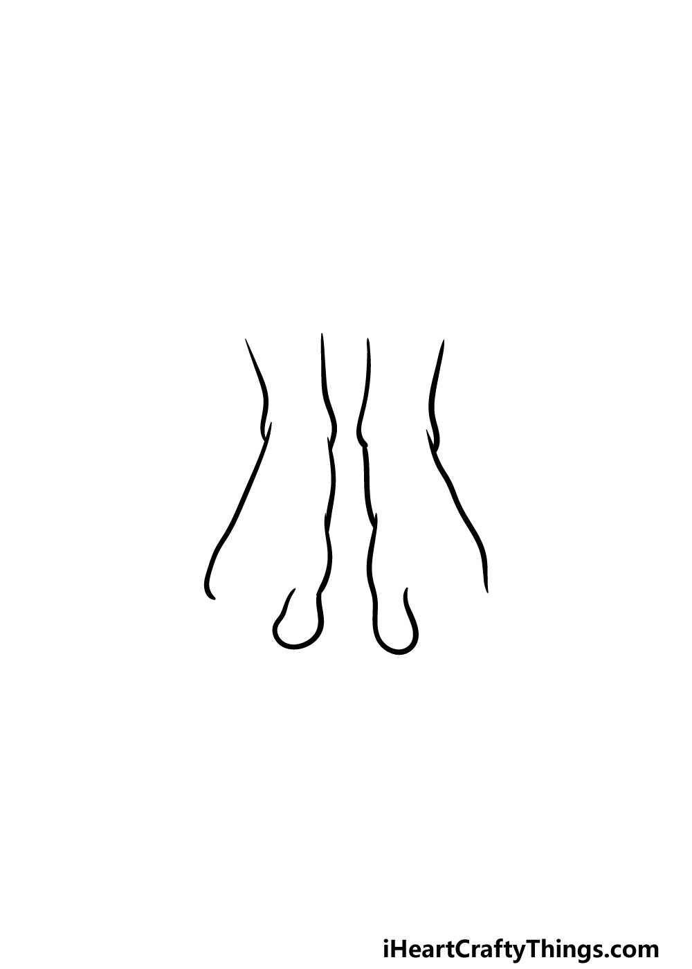 drawing feet step 3
