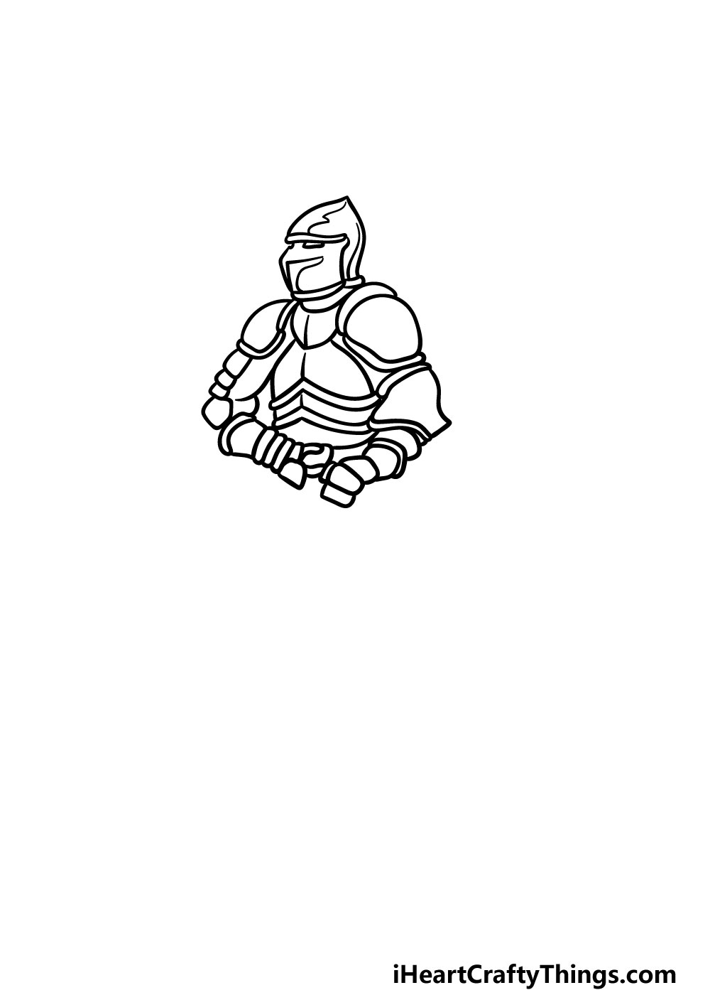 drawing armor step 3