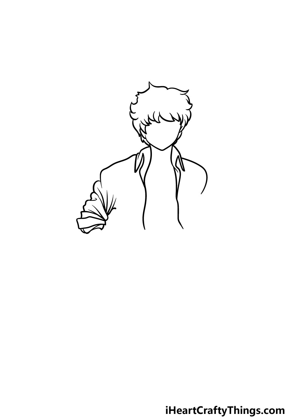 drawing clothing folds step 3