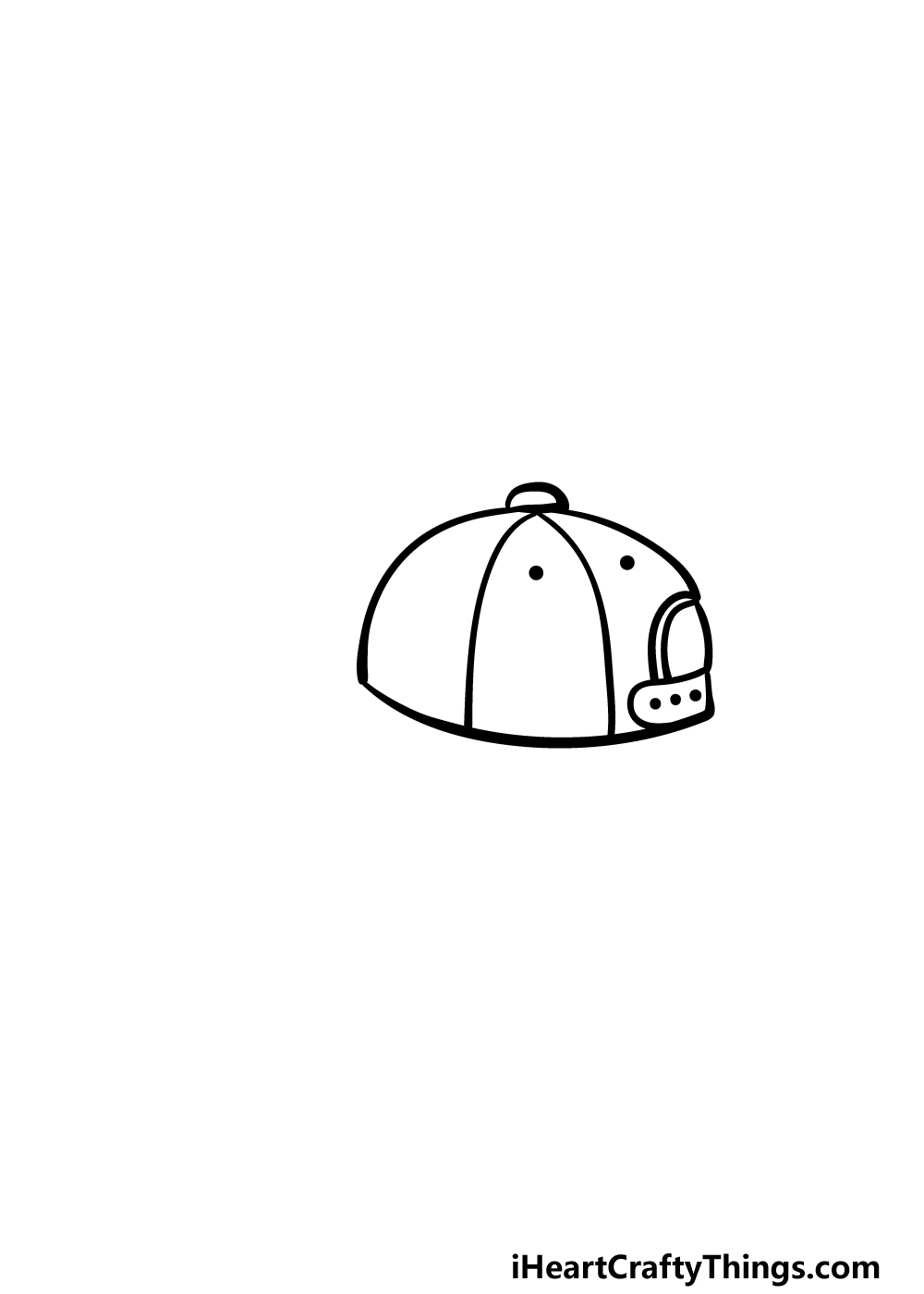 drawing a cap step 3