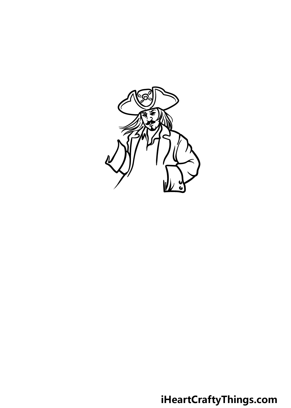 drawing a pirate step 3