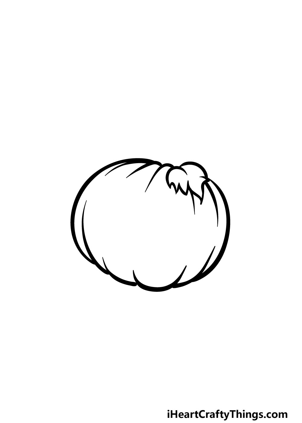 drawing jack-o-lantern step 3