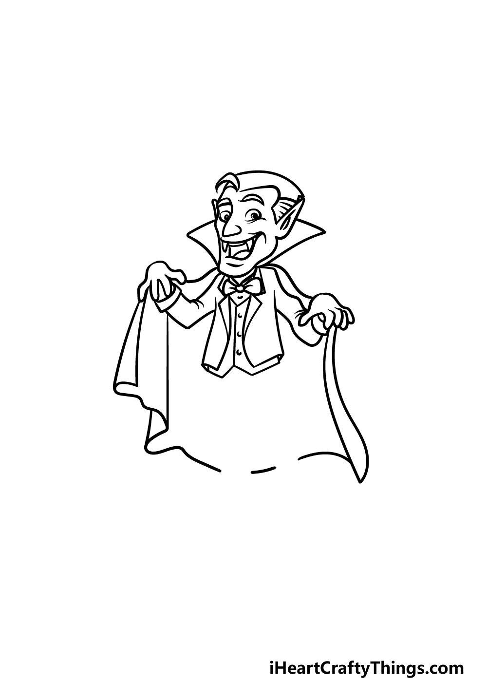 drawing a vampire step 4