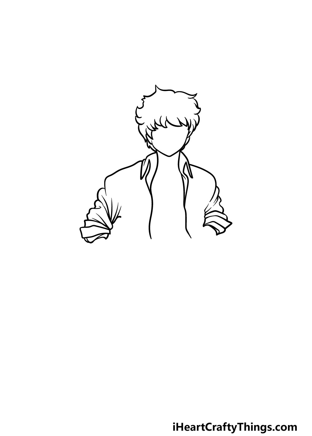 drawing clothing folds step 4