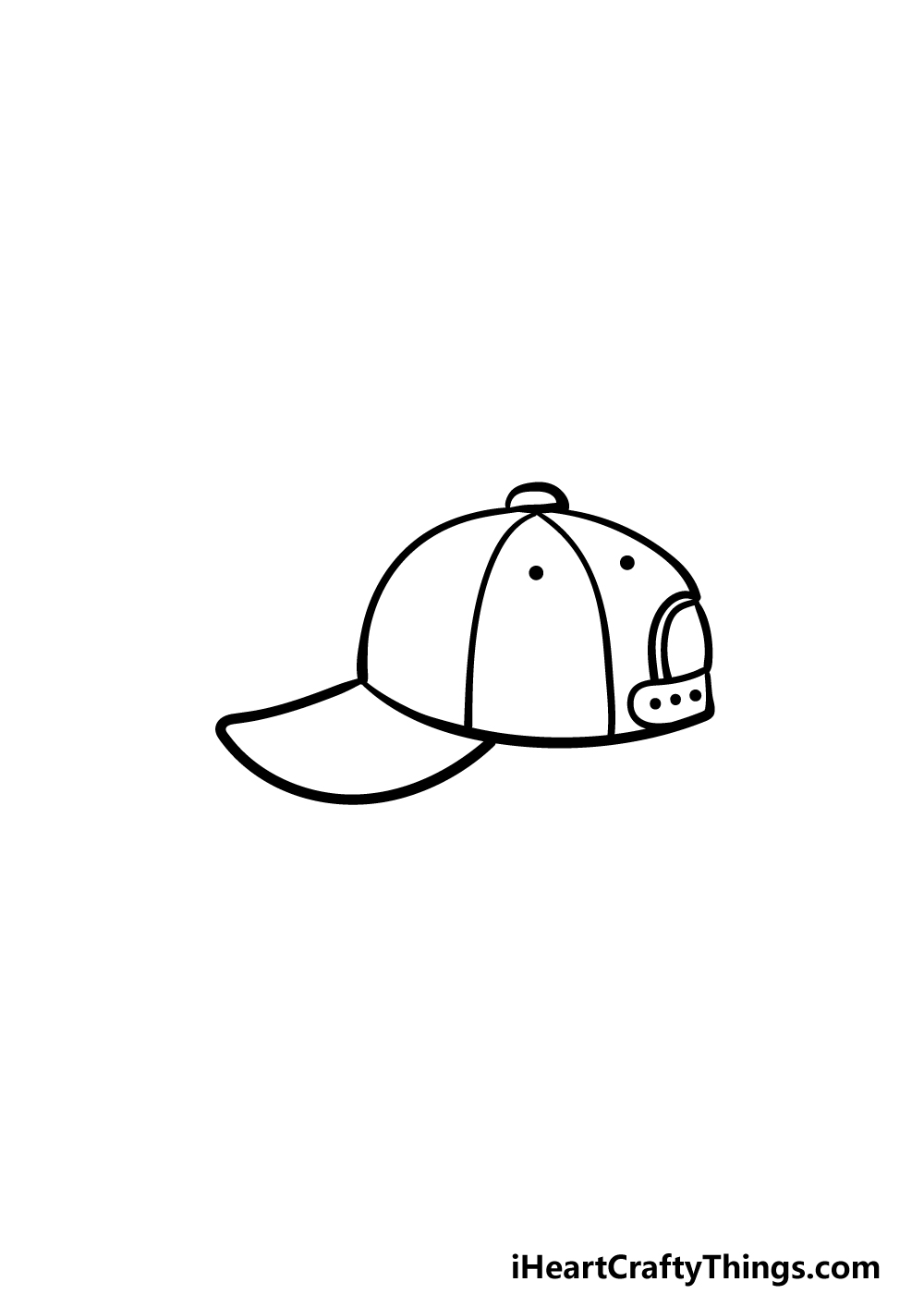 drawing a cap step 4