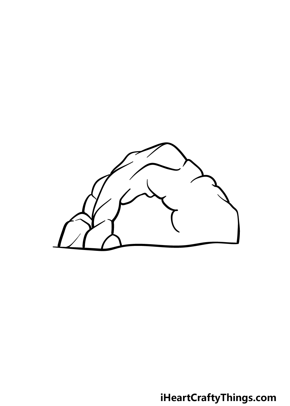 drawing a cave step 4