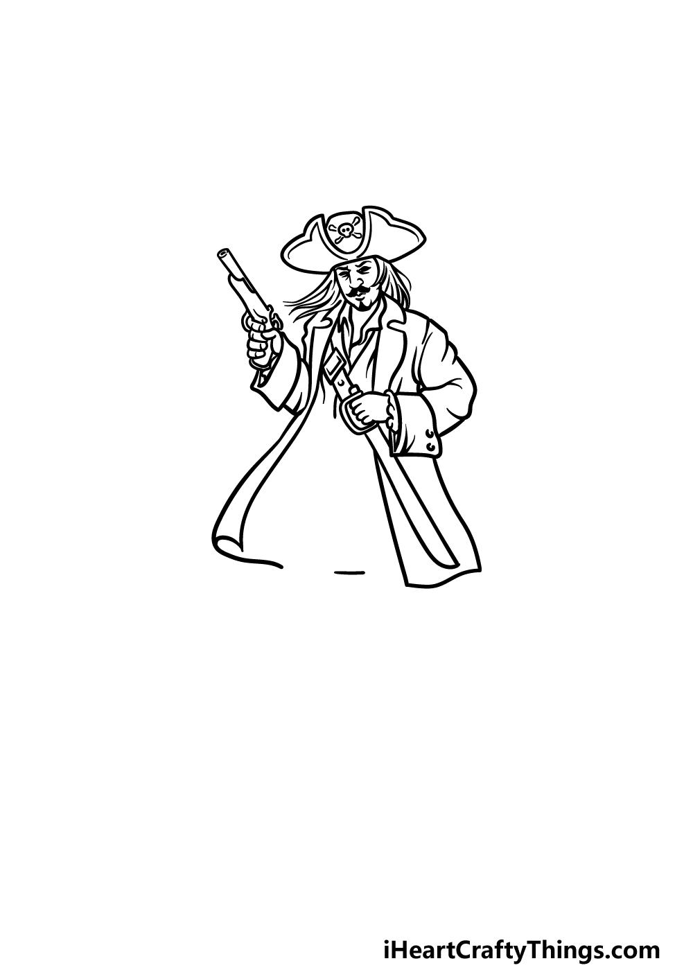 drawing a pirate step 4