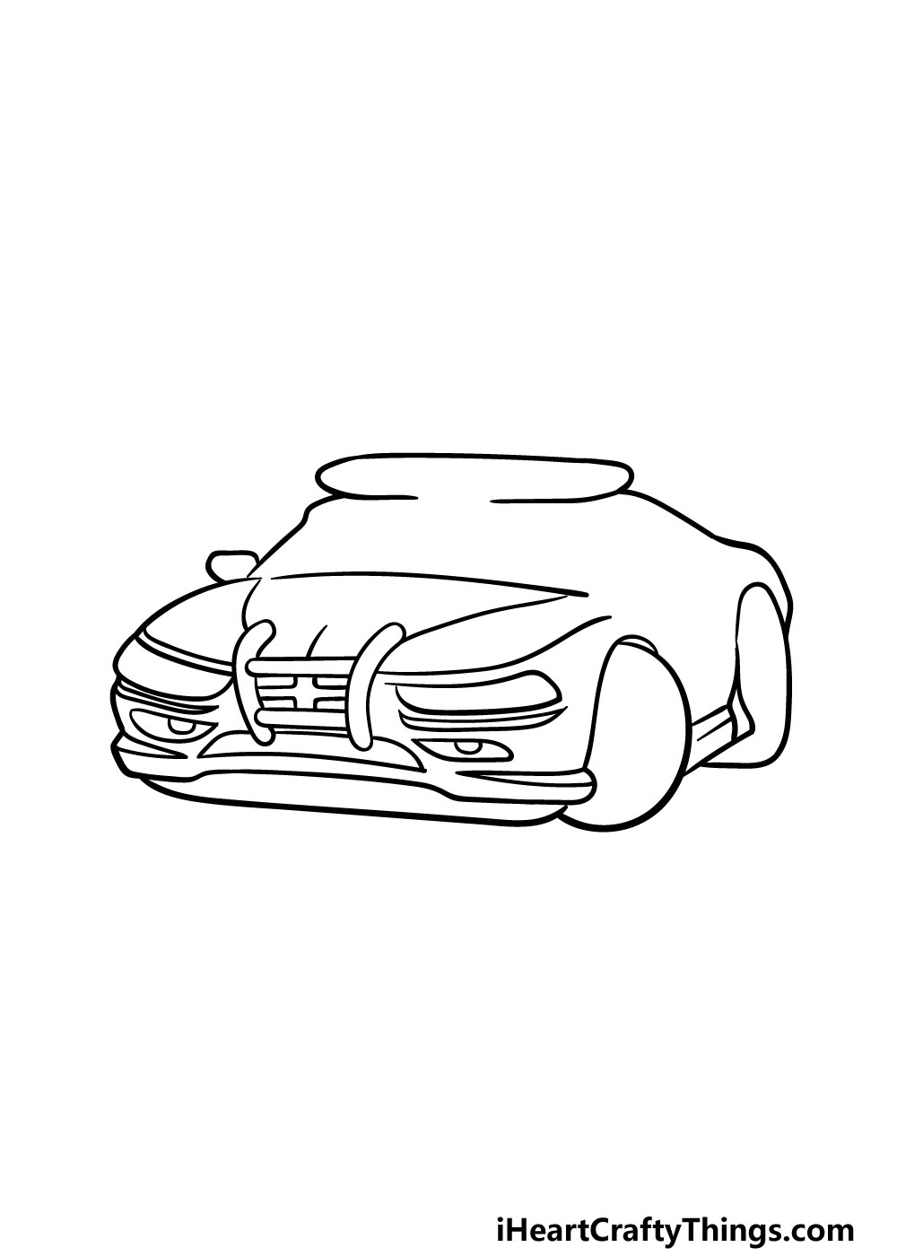 drawing a police car step 4
