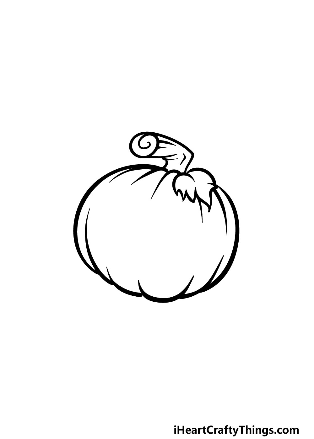 drawing jack-o-lantern step 4