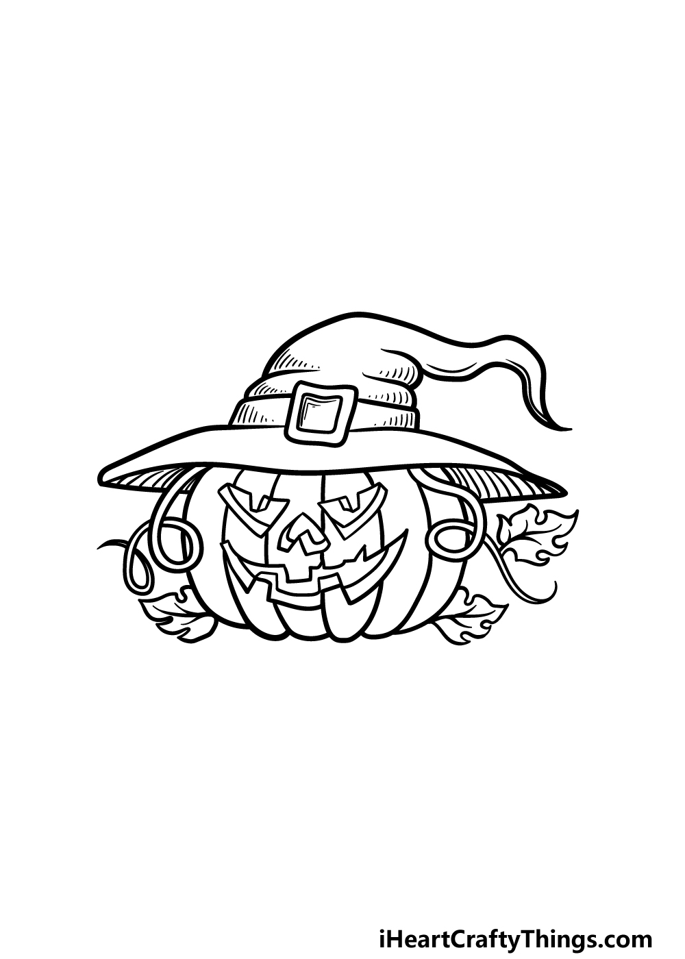 drawing Halloween step 5