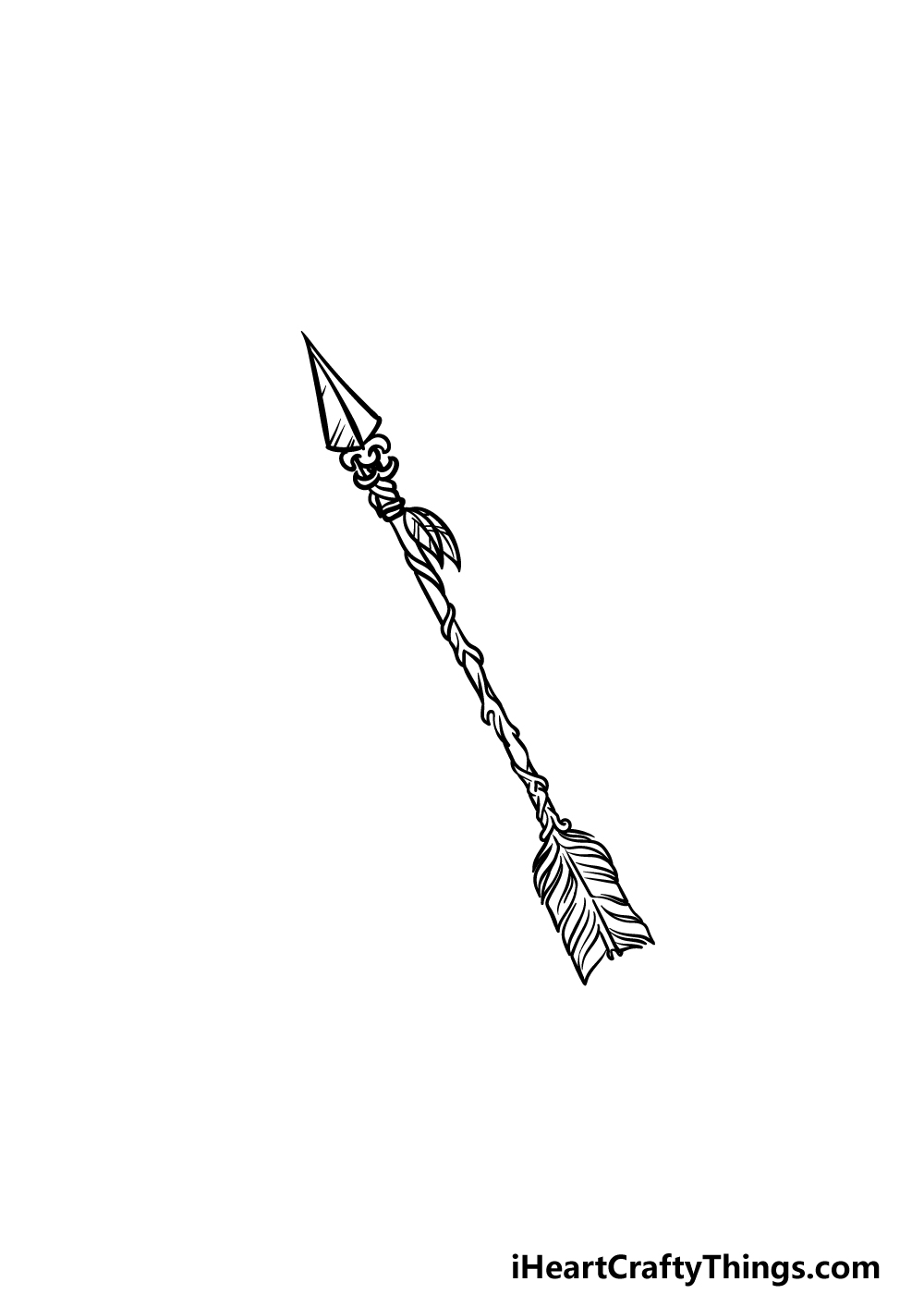drawing an arrow step 5