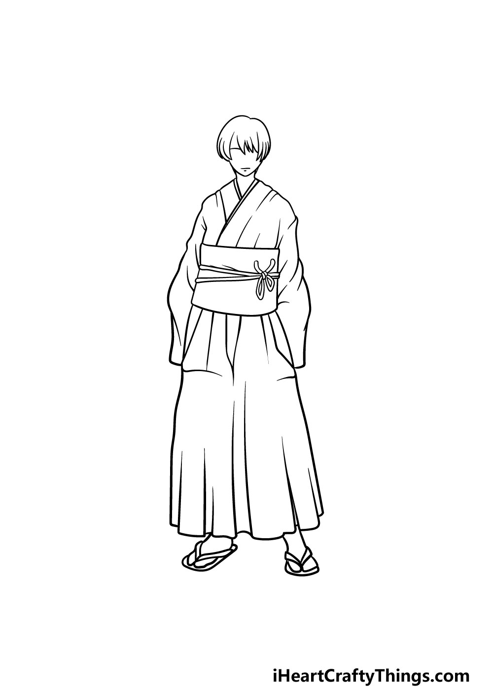 drawing anime clothes step 5